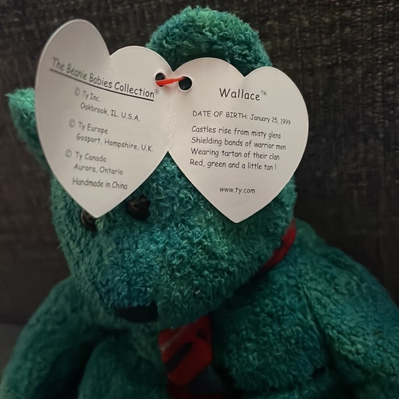 Wallace Beanie Baby Original - 1999 - Picture 2 of 3
